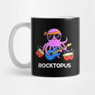 Rocktopus Cute Octopus Pun Mug